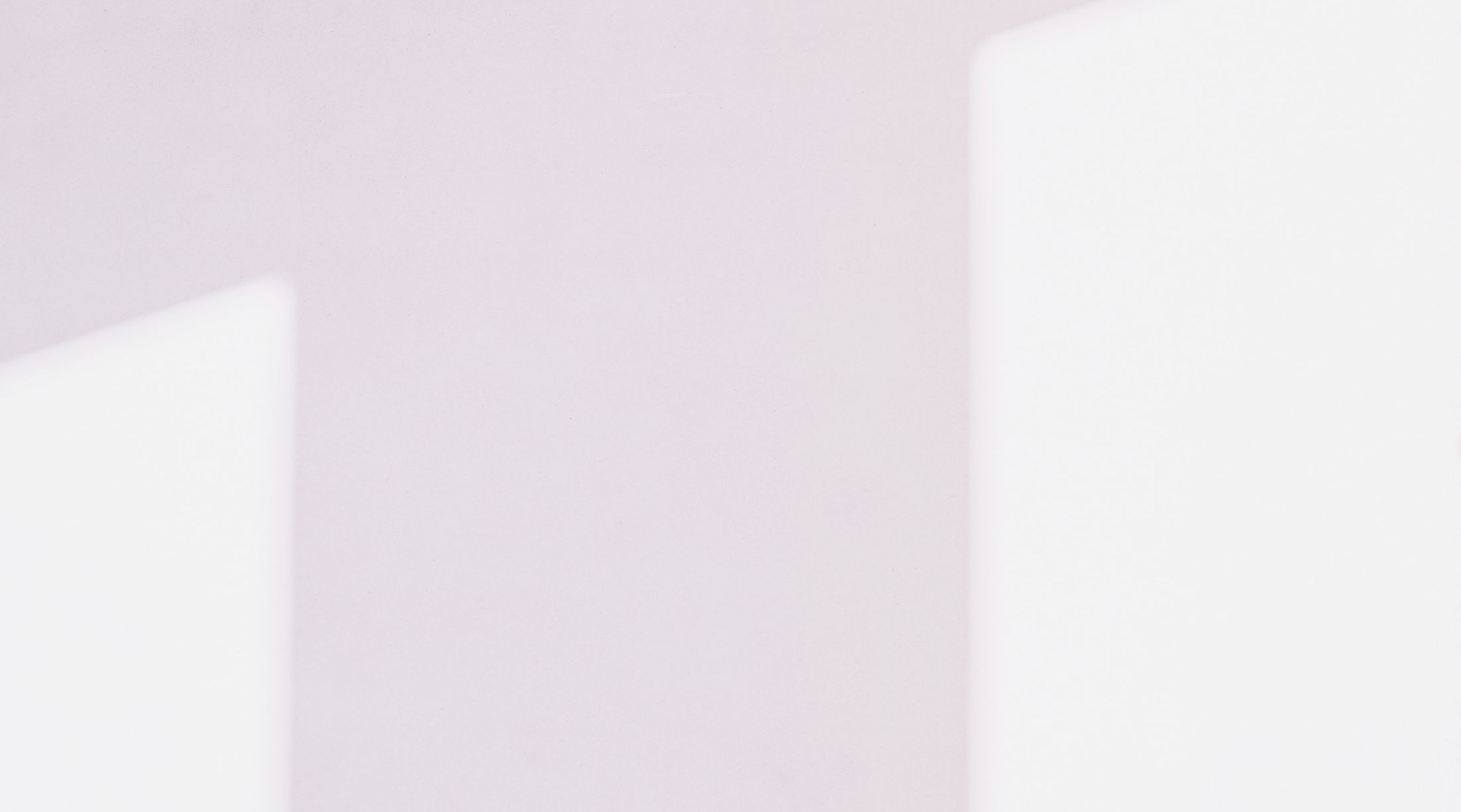 Soft shadows on a light background.