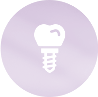 Dental professional icon with tooth symbol