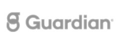 Guardian logo in gray scale.